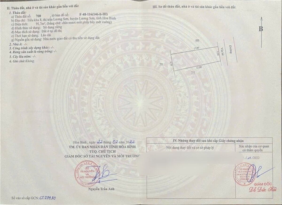 BÁN LÔ ĐẤT 91,7M DỰ ÁN 91,7M TẠI LƯƠNG SƠN-HÒA BÌNH - Ảnh 3