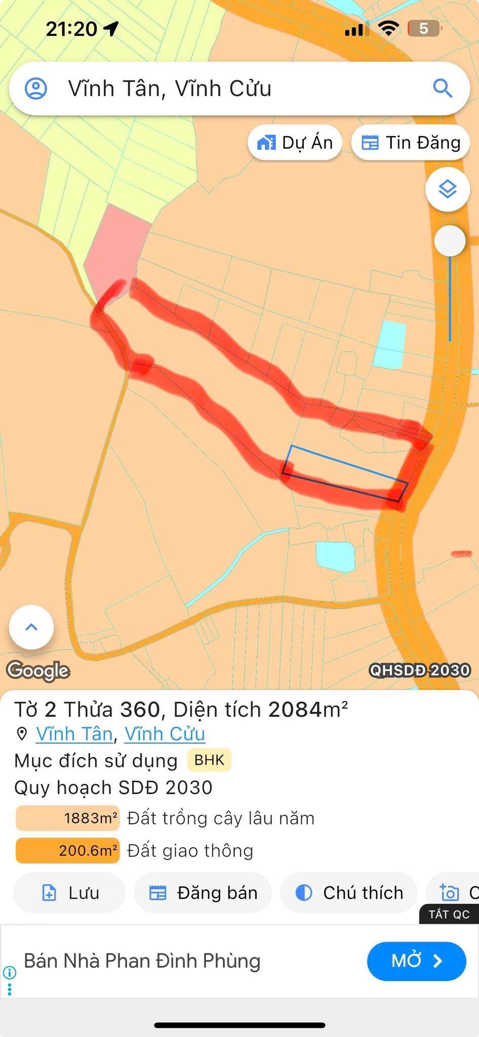 ĐẤT ĐẸP - GIÁ TỐT - Bán GẤP Lô Đất Tiềm Năng Tại  ấp 5, xã Tân An, Tỉnh Đồng Nai - Ảnh chính