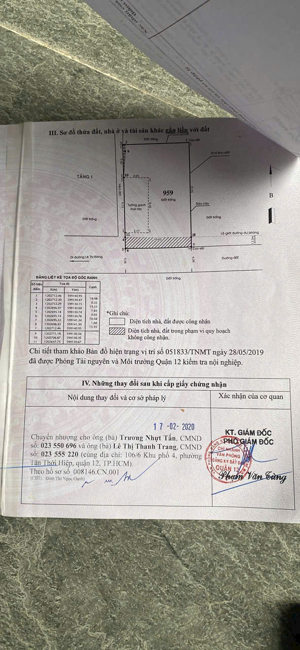 BÁN ĐẤT MẶT TIỀN HẺM 7M – LÊ THỊ RIÊNG, THỚI AN, Q12 - Ảnh 1