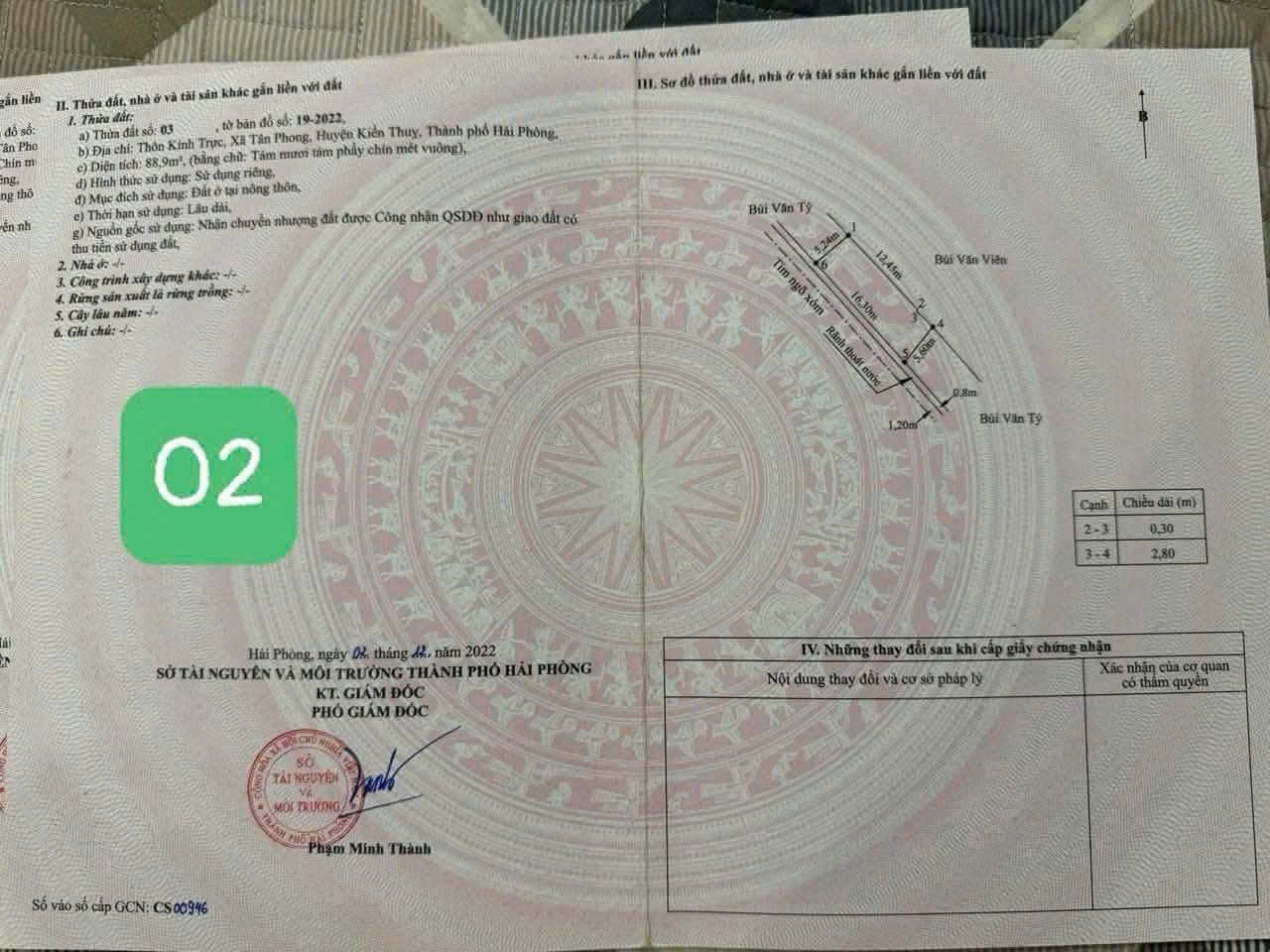 9xx tr 88.9m2 Kính Trực Tân Phong Zalo 0567222555 - Ảnh 3