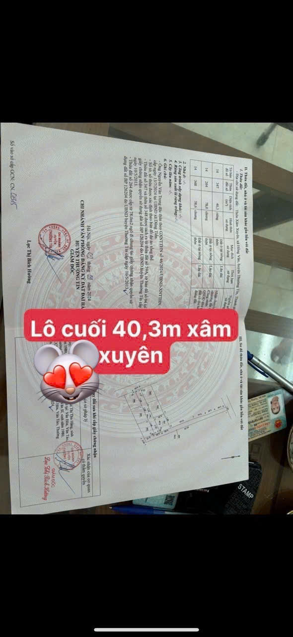 SIÊU PHẨM LÔ GÓC GẦN VÀNH ĐAI 4 TẠI XÂM THỊ HỒNG VÂN - Ảnh chính