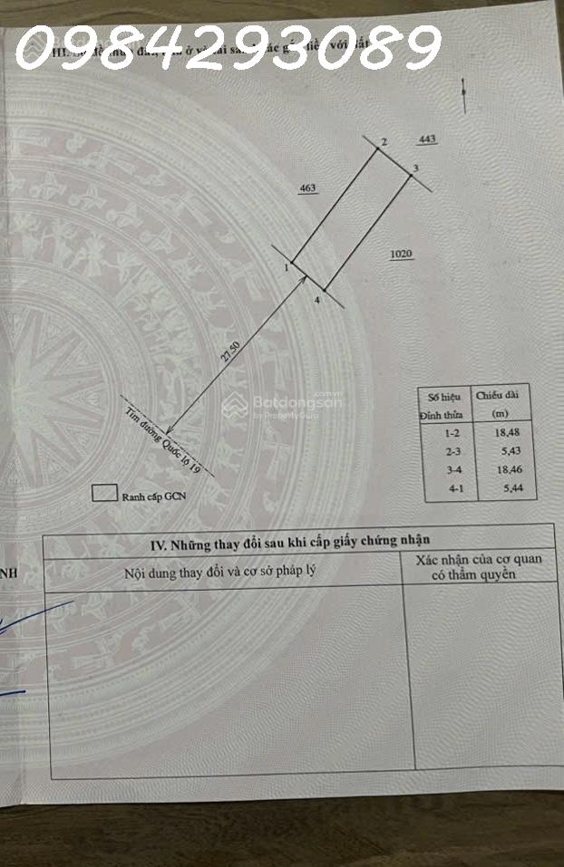 Siêu phẩm - Bán 2 lô đất liền kề mặt tiền QL 19B, Cát Nhơn, Phù Cát, DT 400m2, giá đầu tư - Ảnh chính