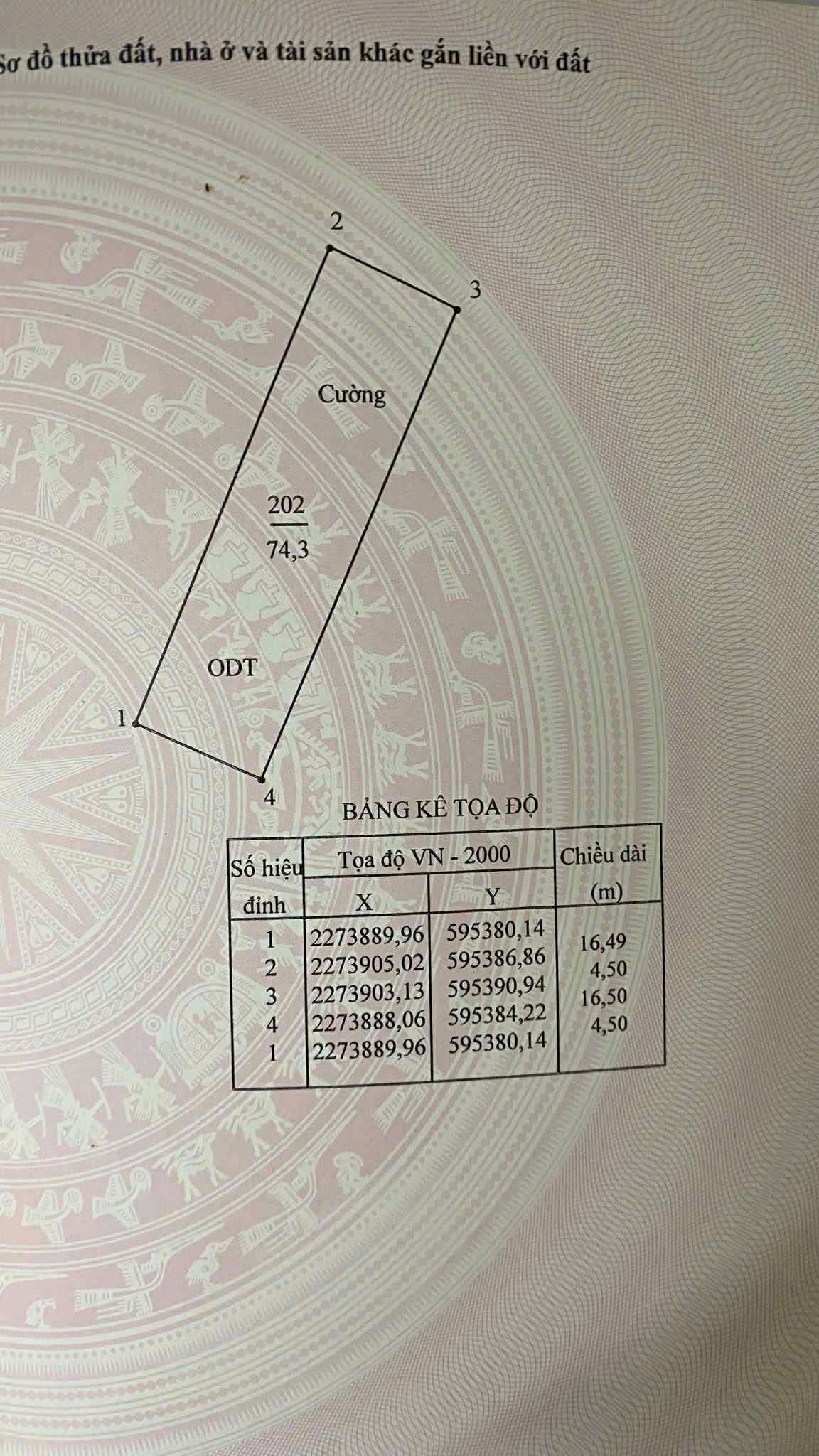 BÁN ĐẤT HỒ QUANG TRUNG- 3 MẶT THOÁNG- OTO ĐỖ CỬA - Ảnh 1