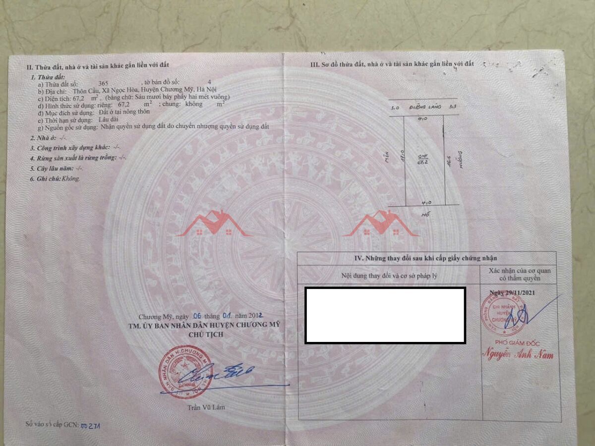 CHÍNH CHỦ BÁN LÔ ĐẤT TẶNG NHÀ CẤP 4 TẠI NGỌC HÒA-CHƯƠNG MỸ-HÀ NỘI - Ảnh 3