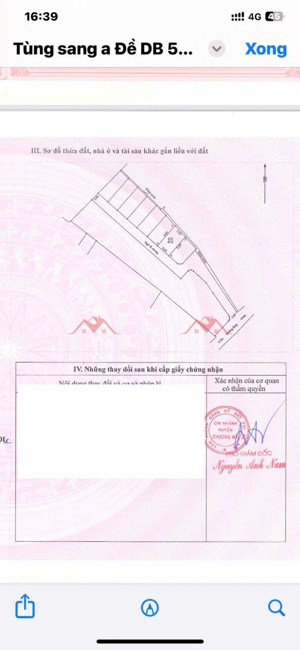 SIÊU HIẾM BÁN CĂN NHÀ 42,8M TẠI TIÊN PHƯƠNG-PHƯỜNG CHƯƠNG MỸ-HÀ NỘI - Ảnh 4