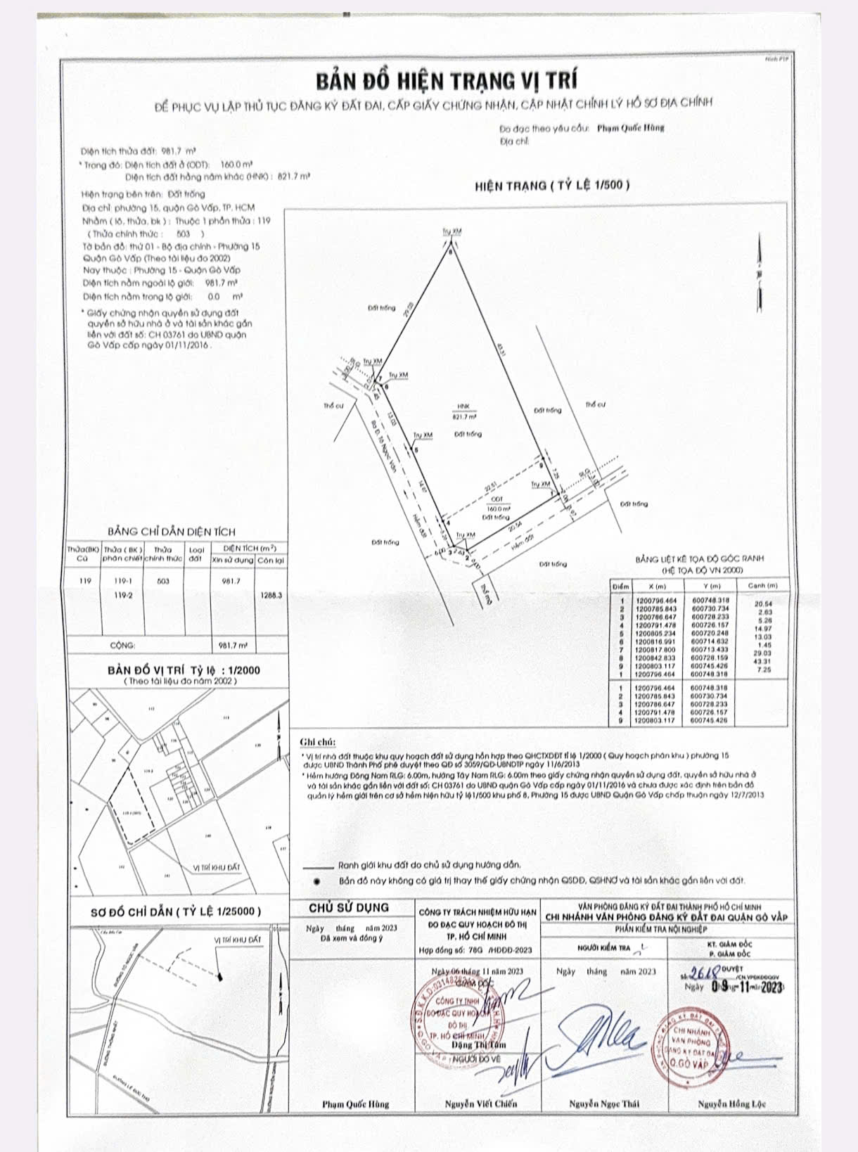 BÁN GẤP ĐẤT LỚN LÔ GÓC TÔ NGỌC VÂN, P.15 GÒ VẤP GIÁ 35 TỶ TL - Ảnh 2