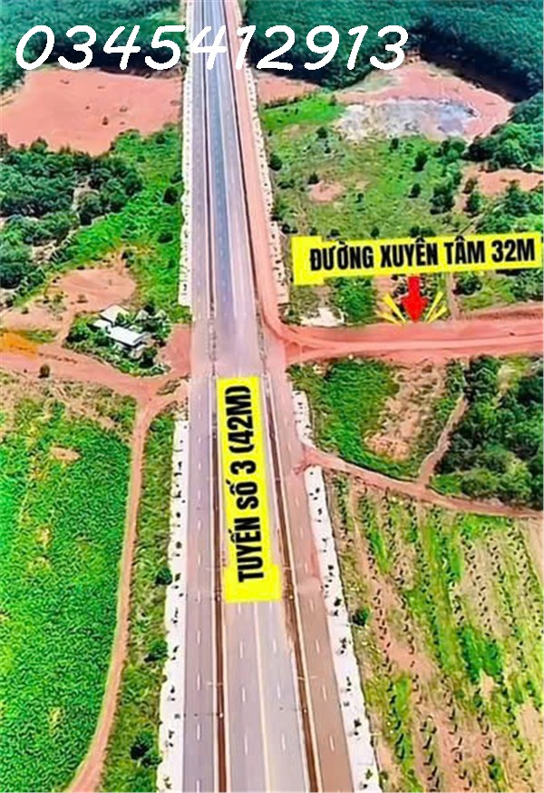 Chỉ còn 1 lô đất lớn 1000m², mặt tiền 25m ngay trục Xuyên Tâm – Đồng Phú, giá chỉ 250 triệu - Ảnh chính