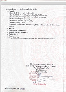 CẦN BÁN ĐẤT Ở NÔNG THÔN – XÃ HÒA KHÁNH ĐÔNG, HUYỆN ĐỨC HÒA, LONG AN - Ảnh 3