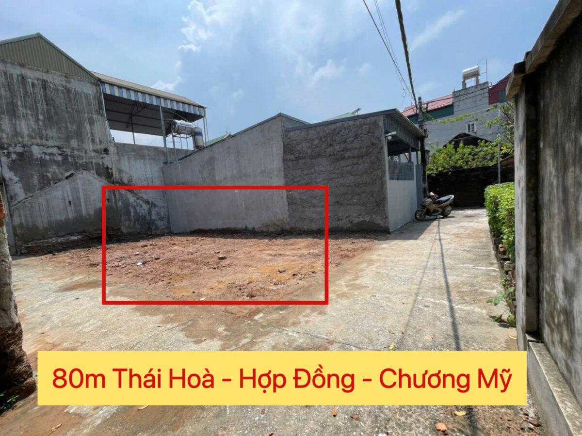 HÀNG FO CHÍNH CHỦ BÁN LÔ ĐẤT 80M TẠI HỢP ĐỒNG-CHƯƠNG MỸ-HÀ NỘI - Ảnh chính