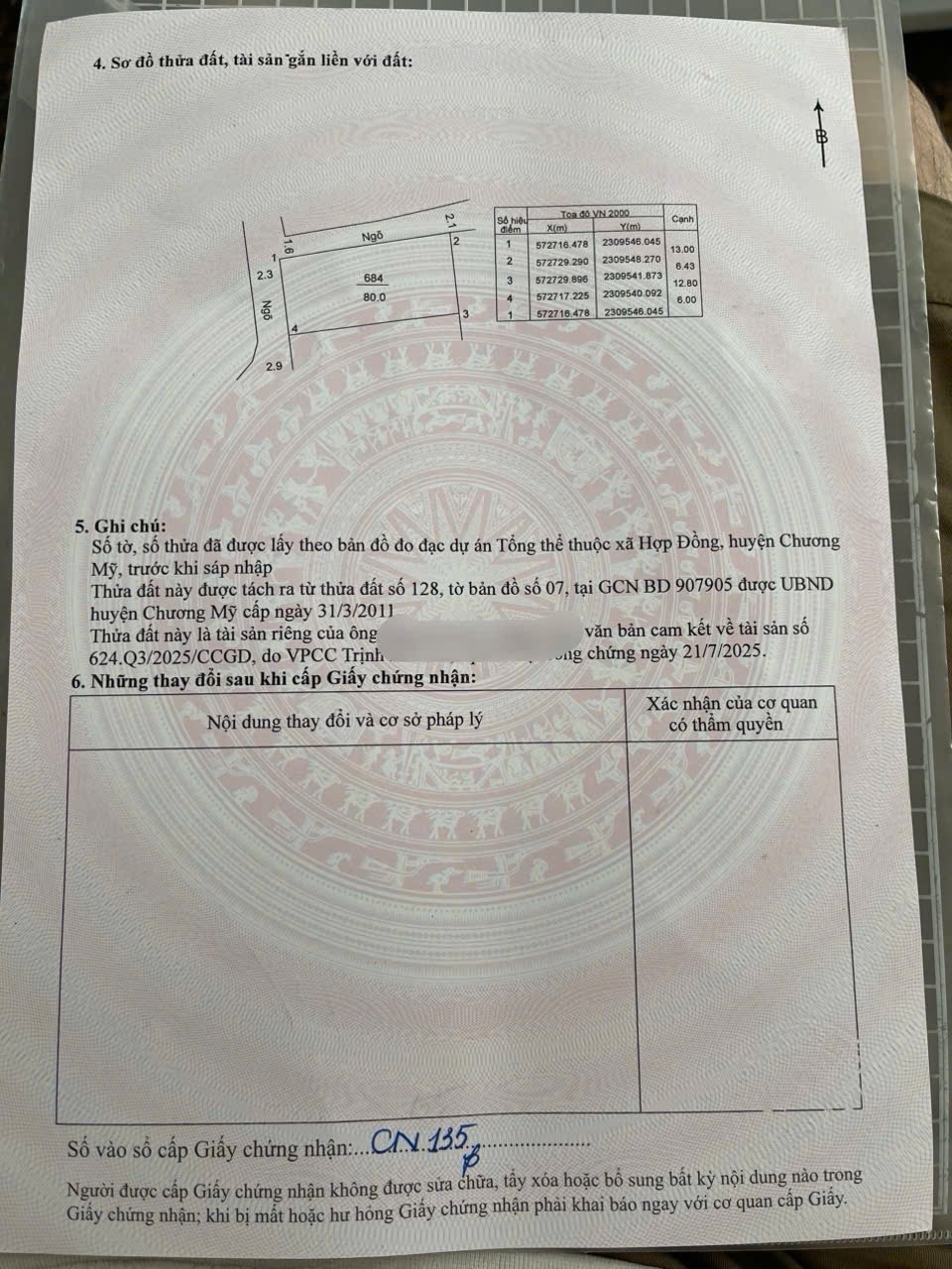 HÀNG FO CHÍNH CHỦ BÁN LÔ ĐẤT 80M TẠI HỢP ĐỒNG-CHƯƠNG MỸ-HÀ NỘI - Ảnh 3