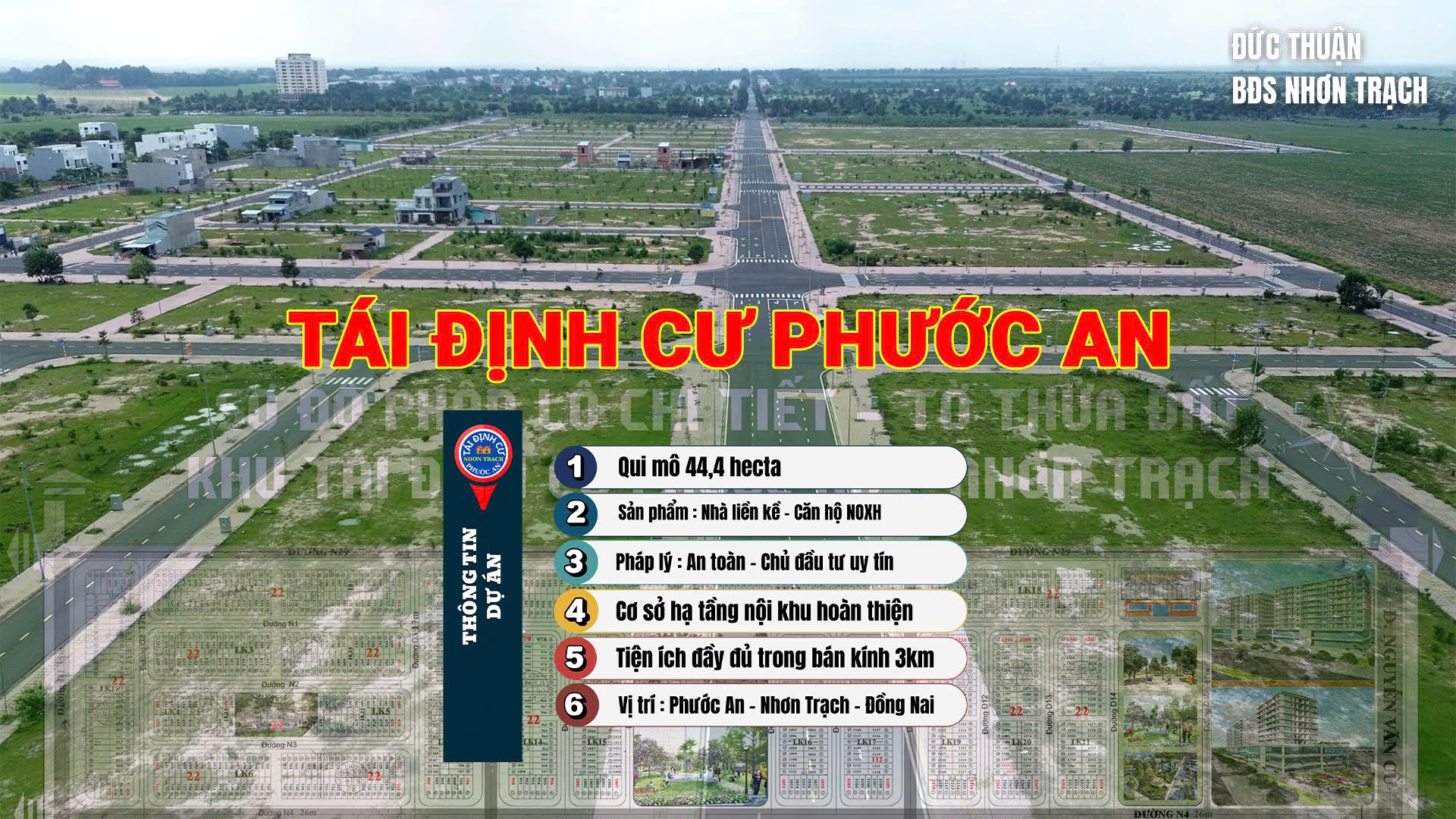 CHỈ VỚI TÀI CHÍNH TỪ 1,3 TỶ - SỞ HỮU NGAY NỀN ĐẤT LIỀN KỀ KHU CÔNG NGHIỆP NHƠN TRẠCH - Ảnh chính