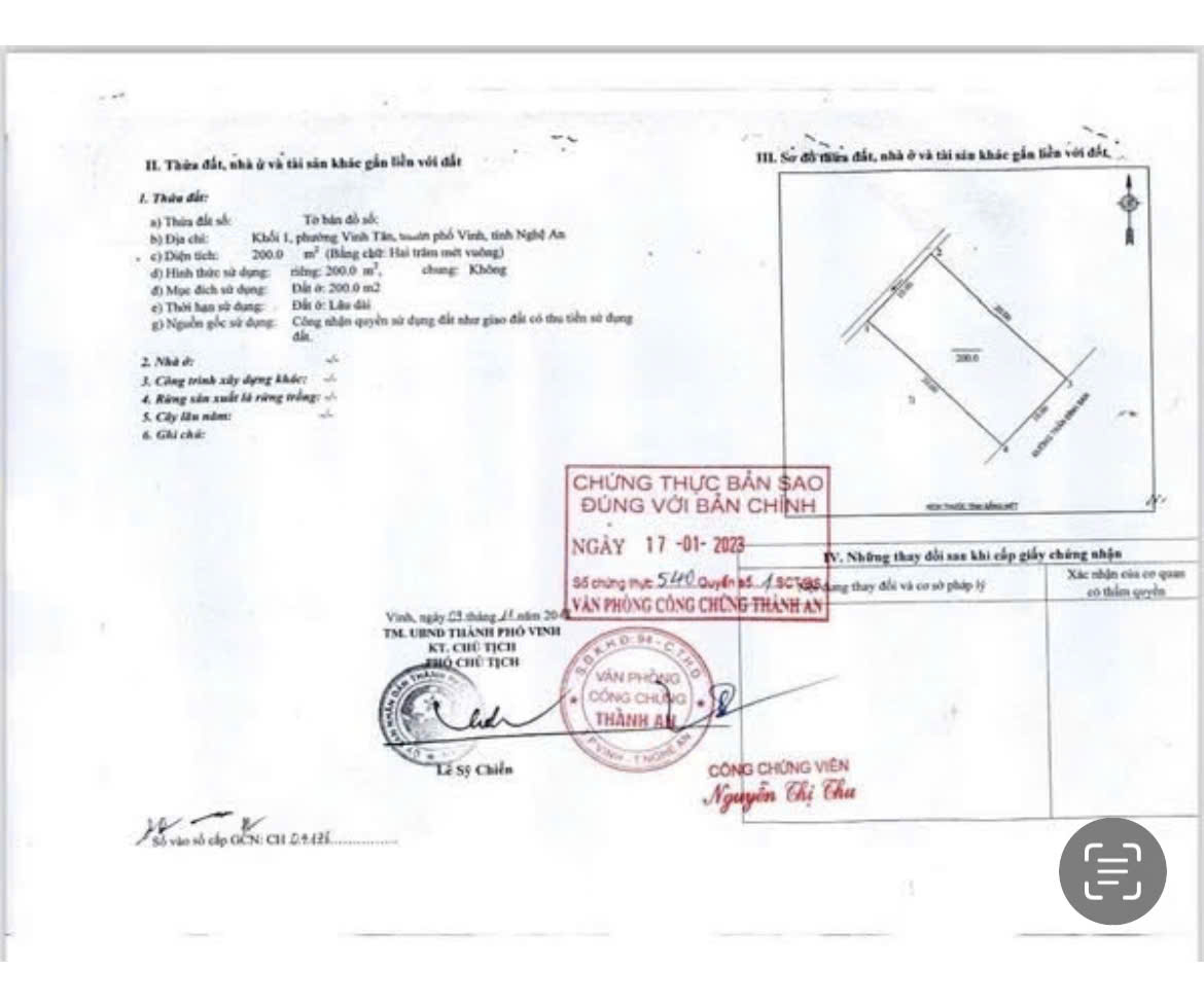 BÁN ĐẤT MẶT ĐƯỜNG TRẦN ĐÌNH SAN –TP VINH - VỊ TRÍ VÀNG CHO ĐẦU TƯ, KINH DOANH, MỞ XƯỞNG - Ảnh 3