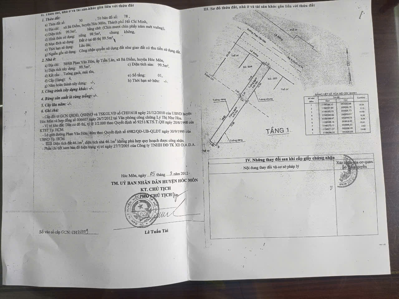 NHÀ MT PHAN VĂN HỚN – BÀ ĐIỂM, HÓC MÔN – NGAY QL1A CHỈ 16 TỶ. - Ảnh 4