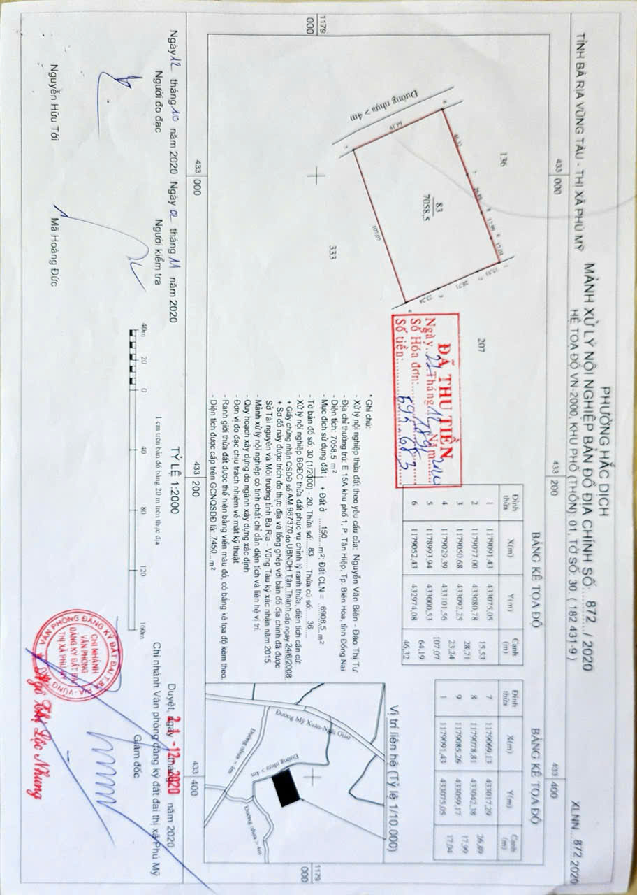 Chủ cần bán gấp 25.000m2 đất tại Phường Tân Thành- HCM( - Ảnh 3
