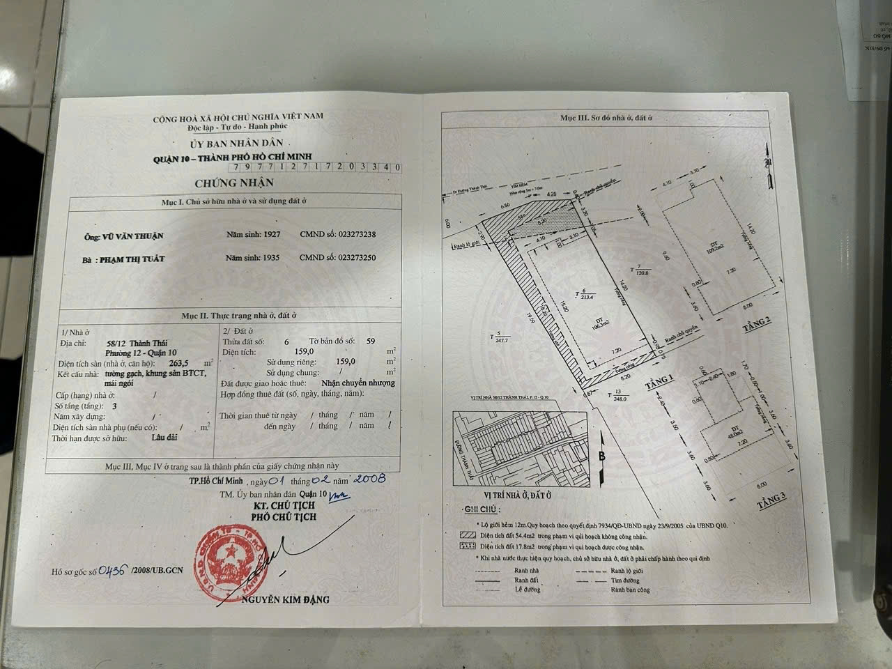 Bán Nhà Hẻm Xe Hơi 58/12 Thành Thái, Hòa Hưng - Ảnh 1
