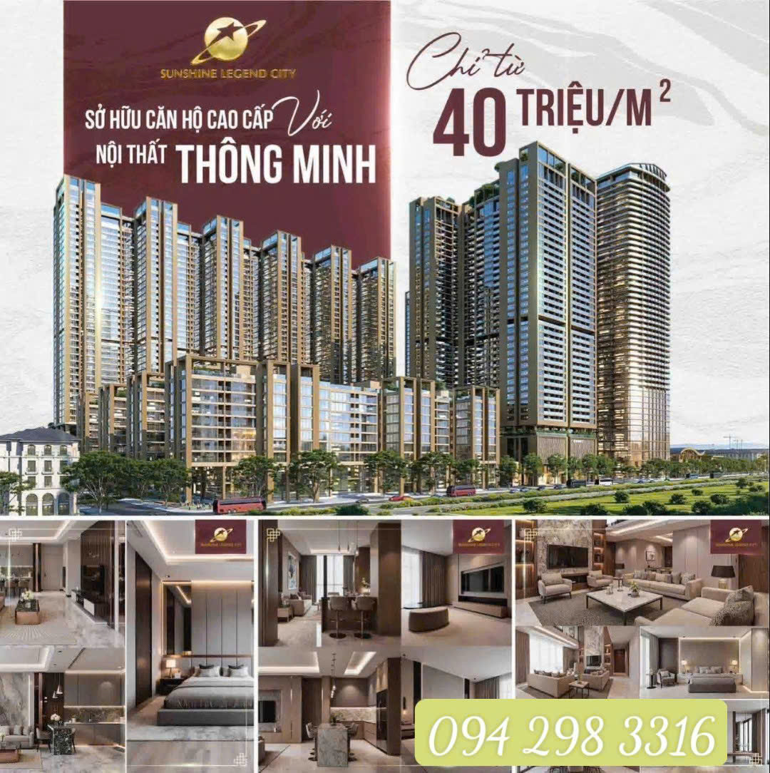 SUNSHINE LEGEND CITY – Thành phố trẻ trên miền Di Sản phía đông Hà Nội - Ảnh chính