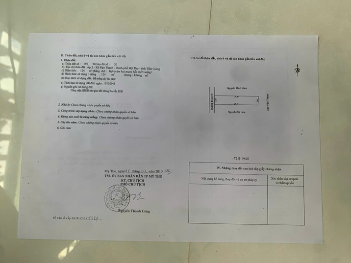 ĐẤT ĐẸP – GIÁ ĐẦU TƯ  - CẦN BÁN LÔ ĐẤT MẶT ĐƯỜNG TẠI Xã Đạo Thạnh, Thành phố Mỹ Tho,Tỉnh  Tiền Giang - Ảnh 2