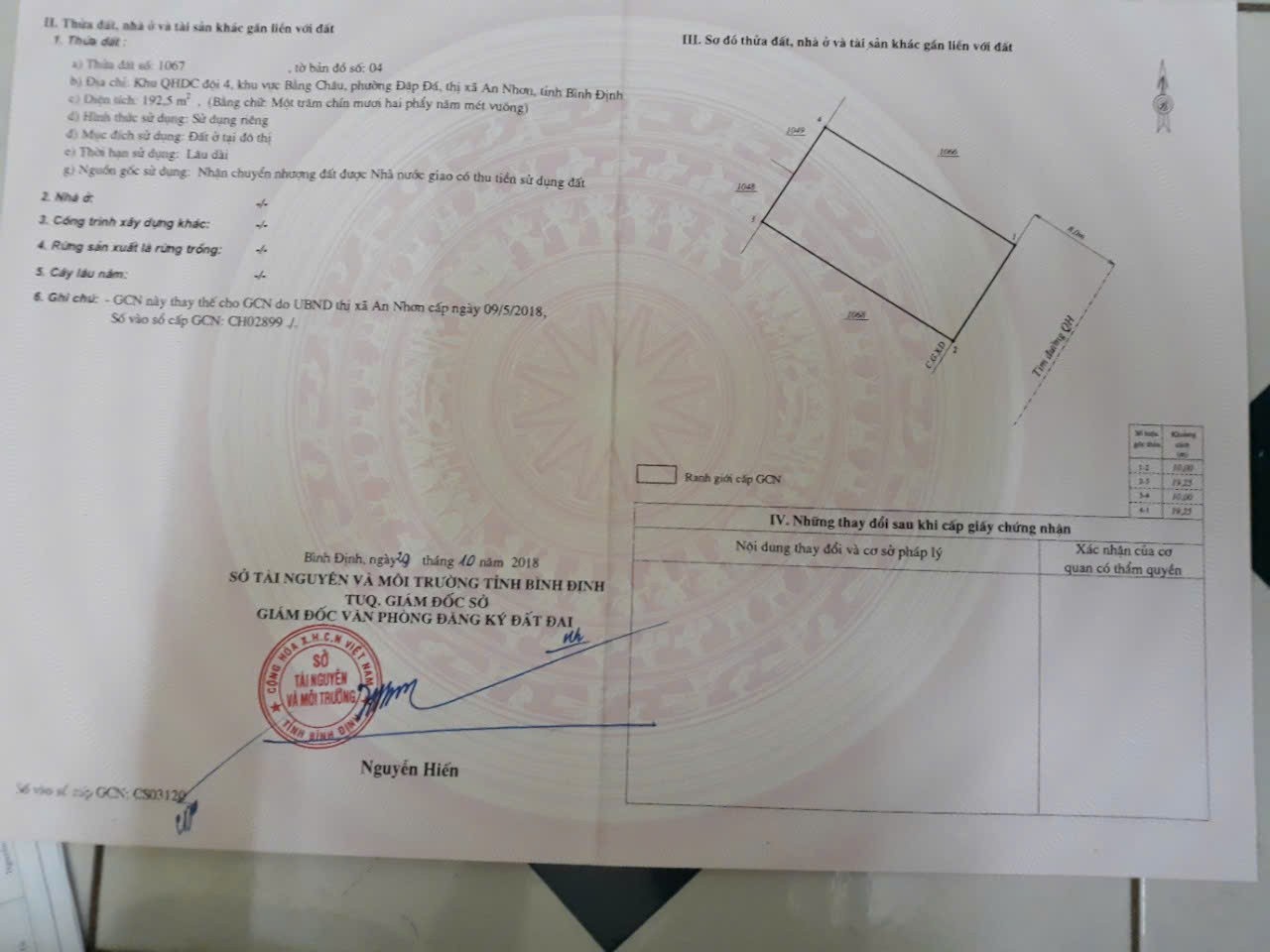 CHÍNH CHỦ CẦN BÁN Đất Tại Khu QHDC đội 4, Khu vực Bằng Châu, P. Đập Đá, An Nhơn, Bình Định (cũ) - Ảnh 1