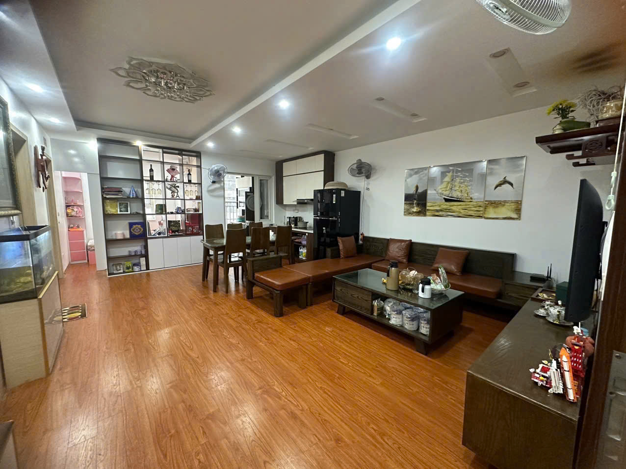 Bán căn hộ full đồ  78m², 3pn 2wc , ban công hướng nam, B2.1 chung cư Thanh Hà - Ảnh 5