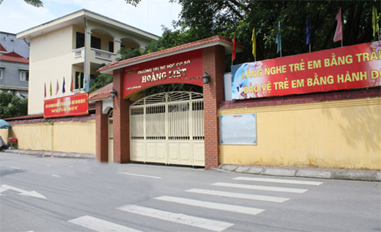Hoàng Liệt - Trường THCS công lập quận Hoàng Mai - Hà Nội (Ảnh: Nhà đất 24h)