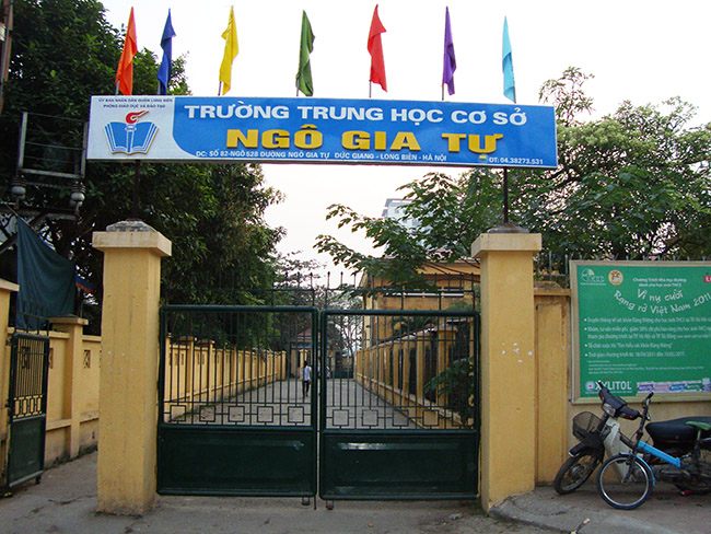 Trường THCS Ngô Gia Tự Long Biên